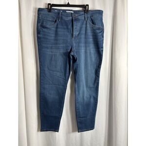 SONOMA Goods for Life Women Skinny Jeans Blue Wash‎ Size 16W